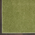 Nourison Essentials Solid Contemporary Green, Runner Area Rug, 2' X 6'
