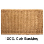 Calloway Mills Az104811830 Welcome Border, 100% Coir Doormat, 18' X 30' X 1.50', Natural/Black