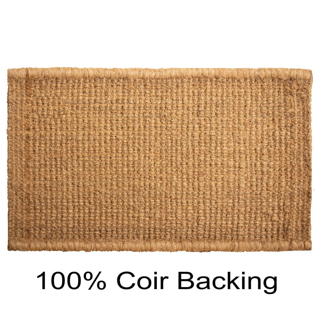 Calloway Mills Az104812436 Welcome Border, 100% Coir Doormat, 24' X 36' X 1.50', Natural/Black