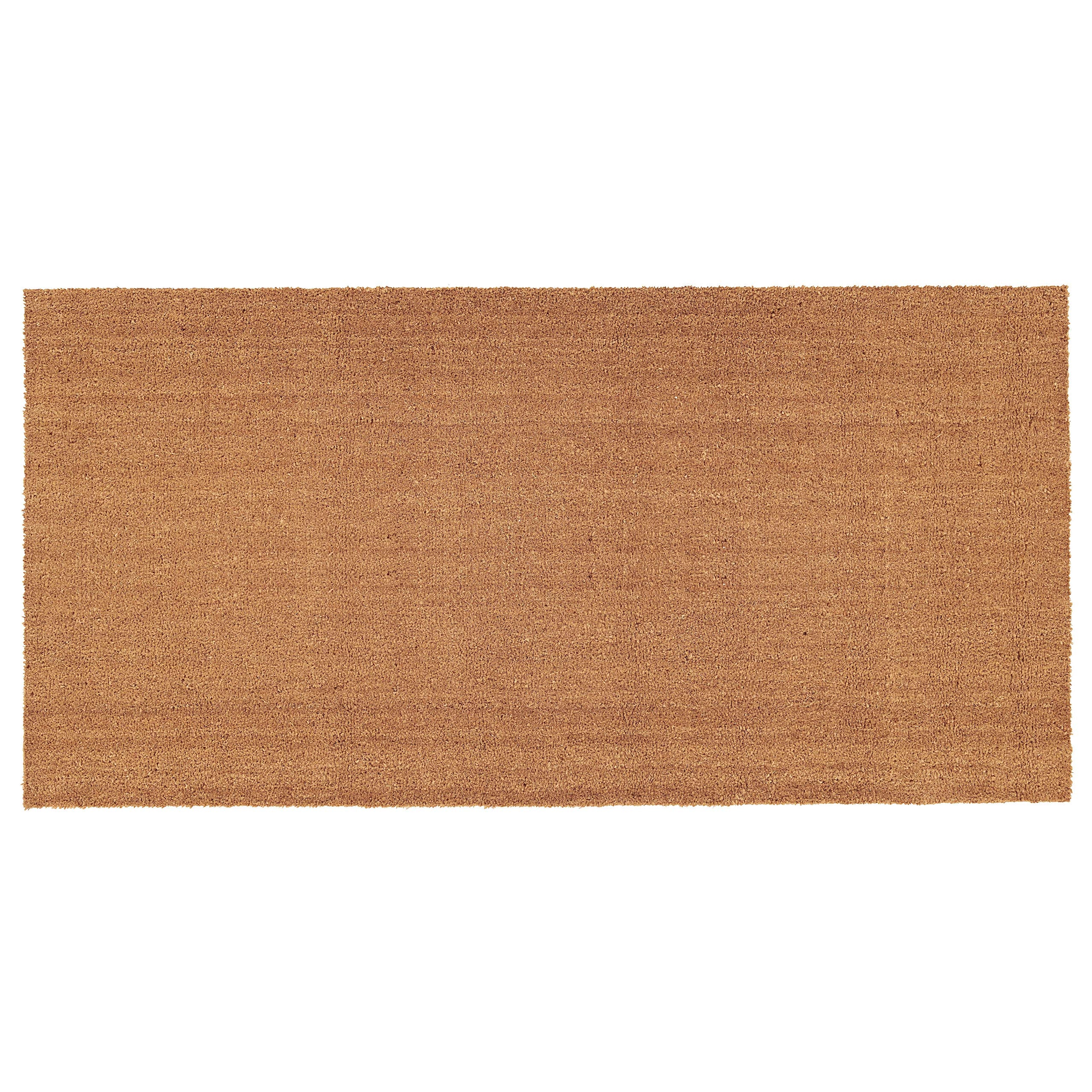Calloway Mills 153553672 Natural Coir & Vinyl Doormat 3' X 6', Natural