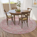 Dalyn Rugs Jericho Jc5 Rose 10' X 10' Rectangle Soft Round Rug, Easy Clean, Non Shedding, Bedroom, Entry, Living Room, Dining Room, Kitchen Rug