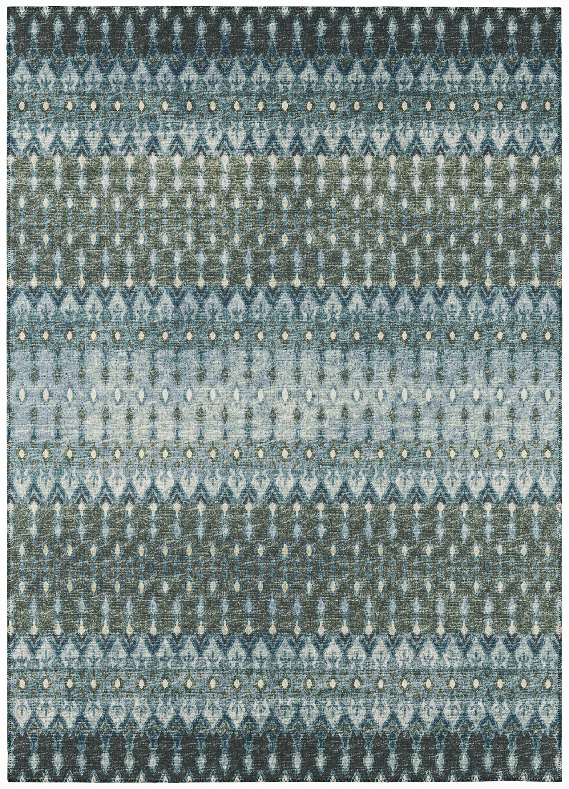 Addison Rugs Bravado Abv31 Moody Washable 5' X 7'6" Indoor Outdoor Area Rug, Easy Clean, Machine Washable, Non Shedding, Bedroom, Entry, Living Room, Dining Room, Kitchen, Patio Rug