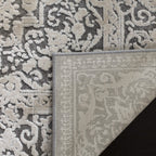 Safavieh Reflection Collection Area Rug - 6' X 9', Dark Grey & Cream, Vintage Distressed Design, Non-Shedding & Easy Care, Ideal