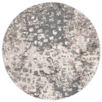Safavieh Madison Collection 6'7'' Round Grey/Beige Mad425G Boho Abstract Distressed Non-Shedding Dining Room Entryway Foyer Livi