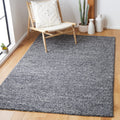 SAFAVIEH Natura Collection Area Rug - 5 x 8, Dark Grey, Handmade Wool, Ideal for High Traffic Areas in Living Room, Bedroom (N