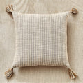 Home Centre Windsor Tassle Jacquard Cushion Cover  45X45Cm