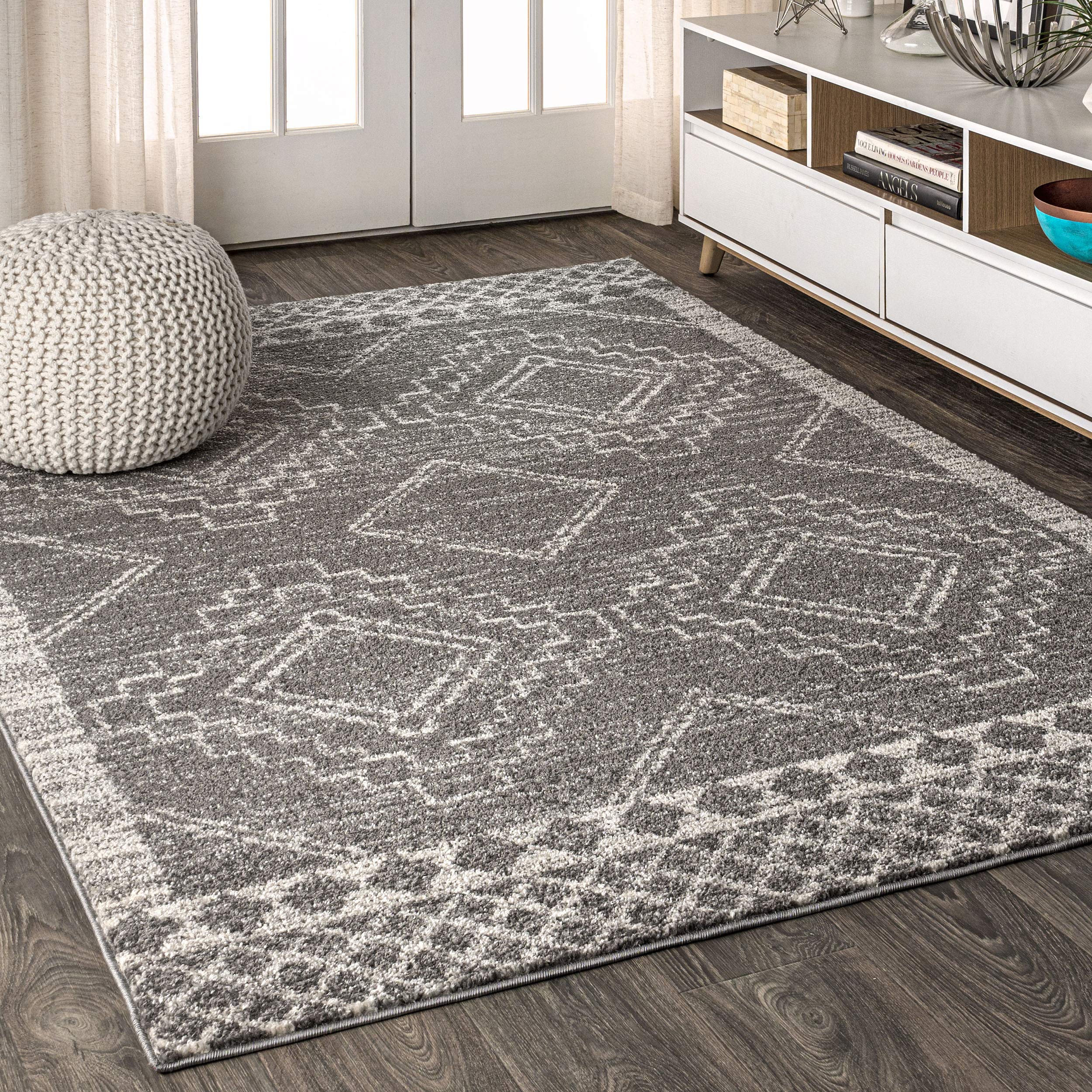 JONATHAN Y MOH200C-14 Amir Moroccan Beni Souk Area Rug, Bohemian, Scandinavian, Transitional, Rustic for Bedroom, Kitchen, Livin