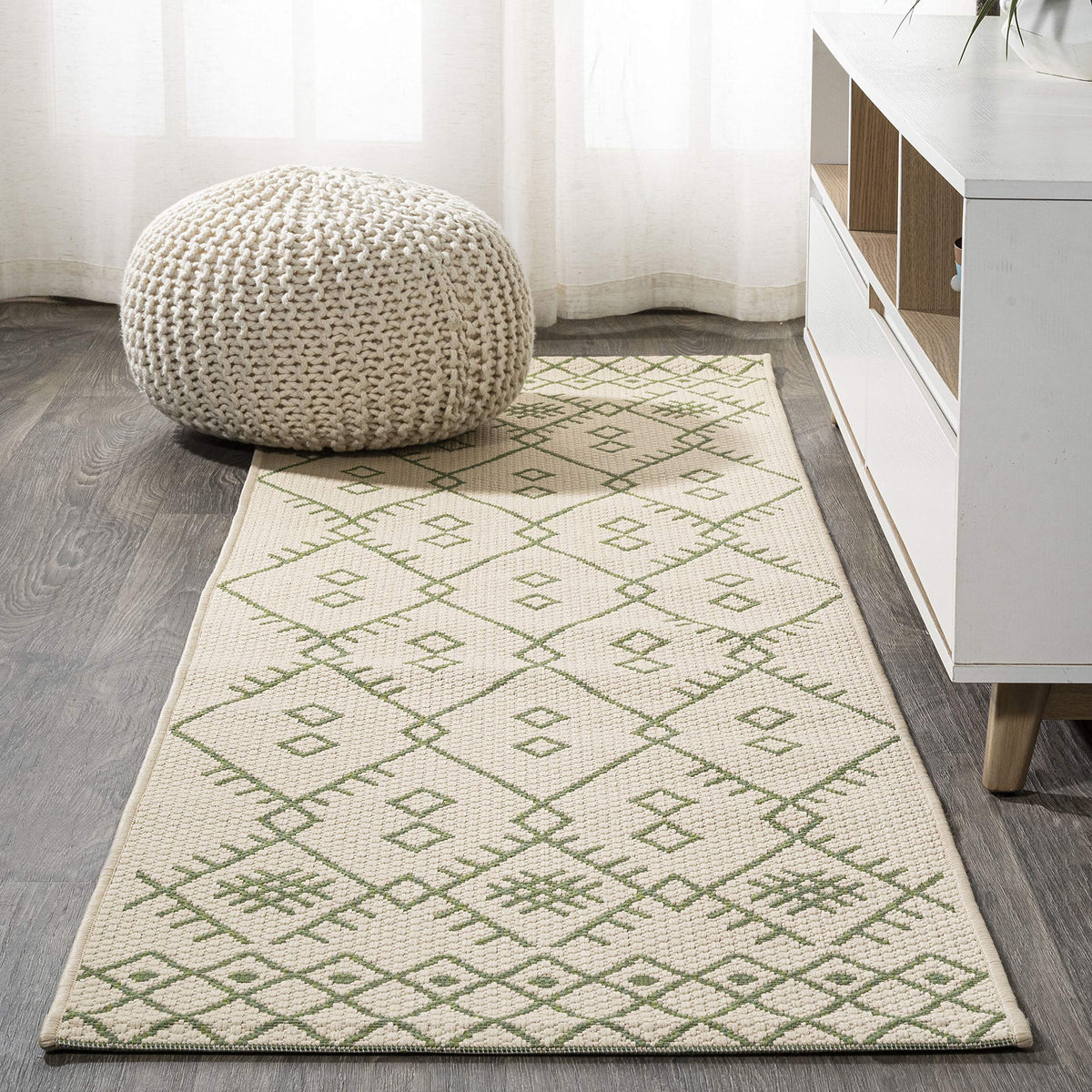 Jonathan Y Smb123A-210 Boho Moroccan Indoor Outdoor Area-Rug, Bohemian, Coastal, Casual Easy-Cleaning,Bedroom,Kitchen,Backyard,P