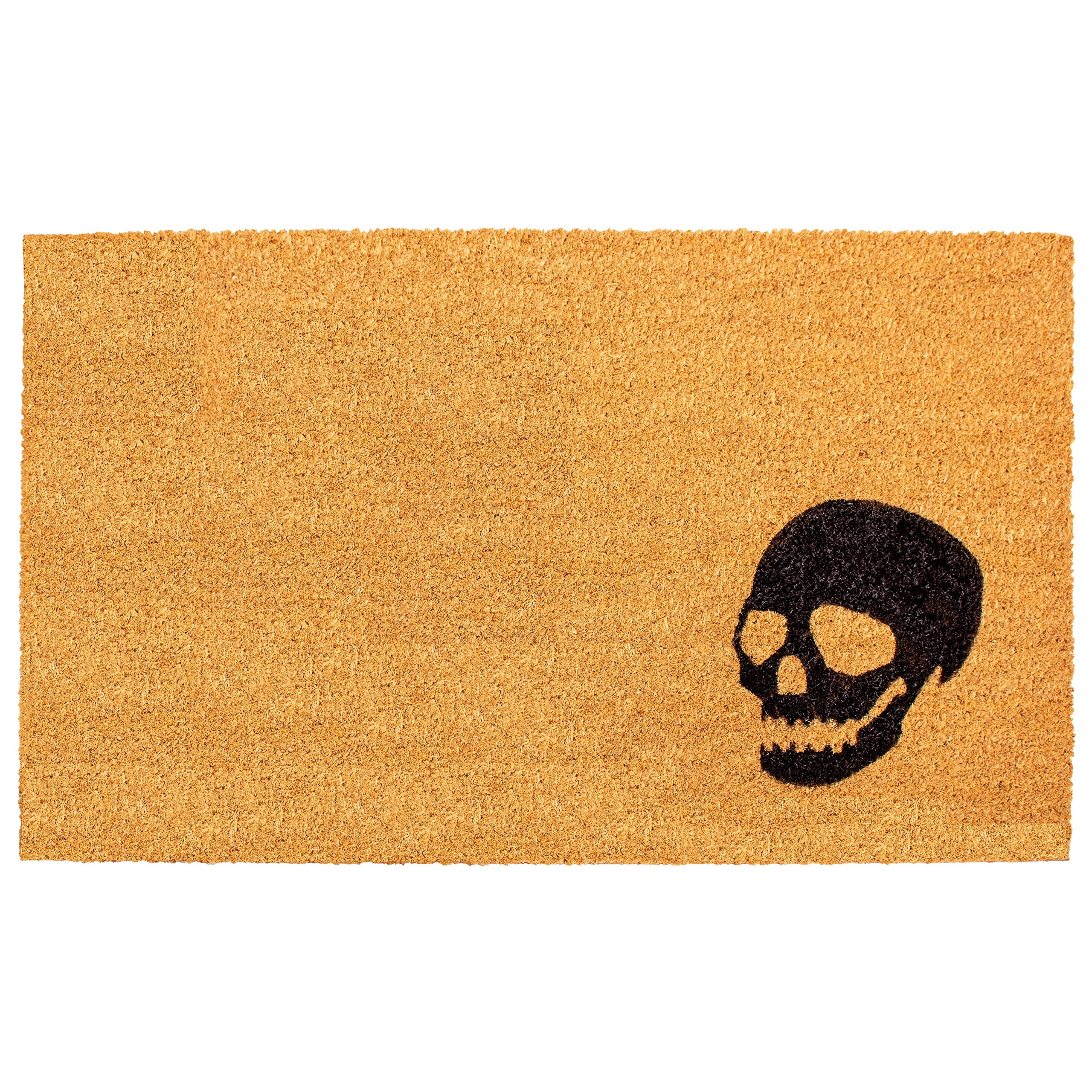 Calloway Mills 153591729 Black Skull Doormat 17' X 29'