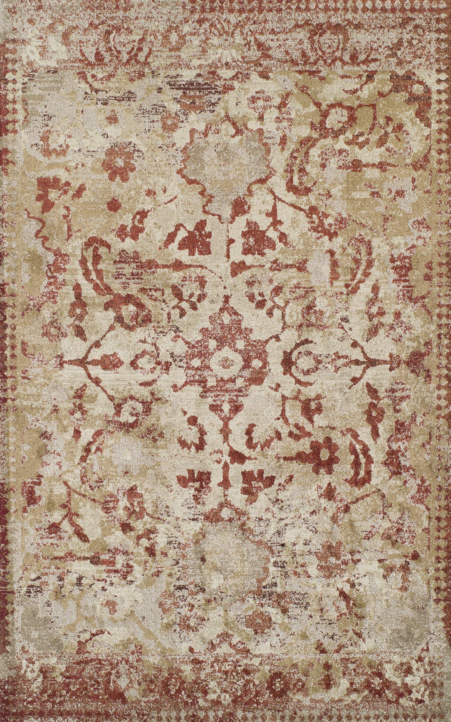 Addison Rugs Wellington Area Rug, 9'6" X 13'2", Russet
