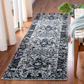 SAFAVIEH Vintage Hamadan Collection Runner Rug - 23 x 6, Light Grey & Dark Grey, Design, Non-Shedding & Easy Care, Ideal for H