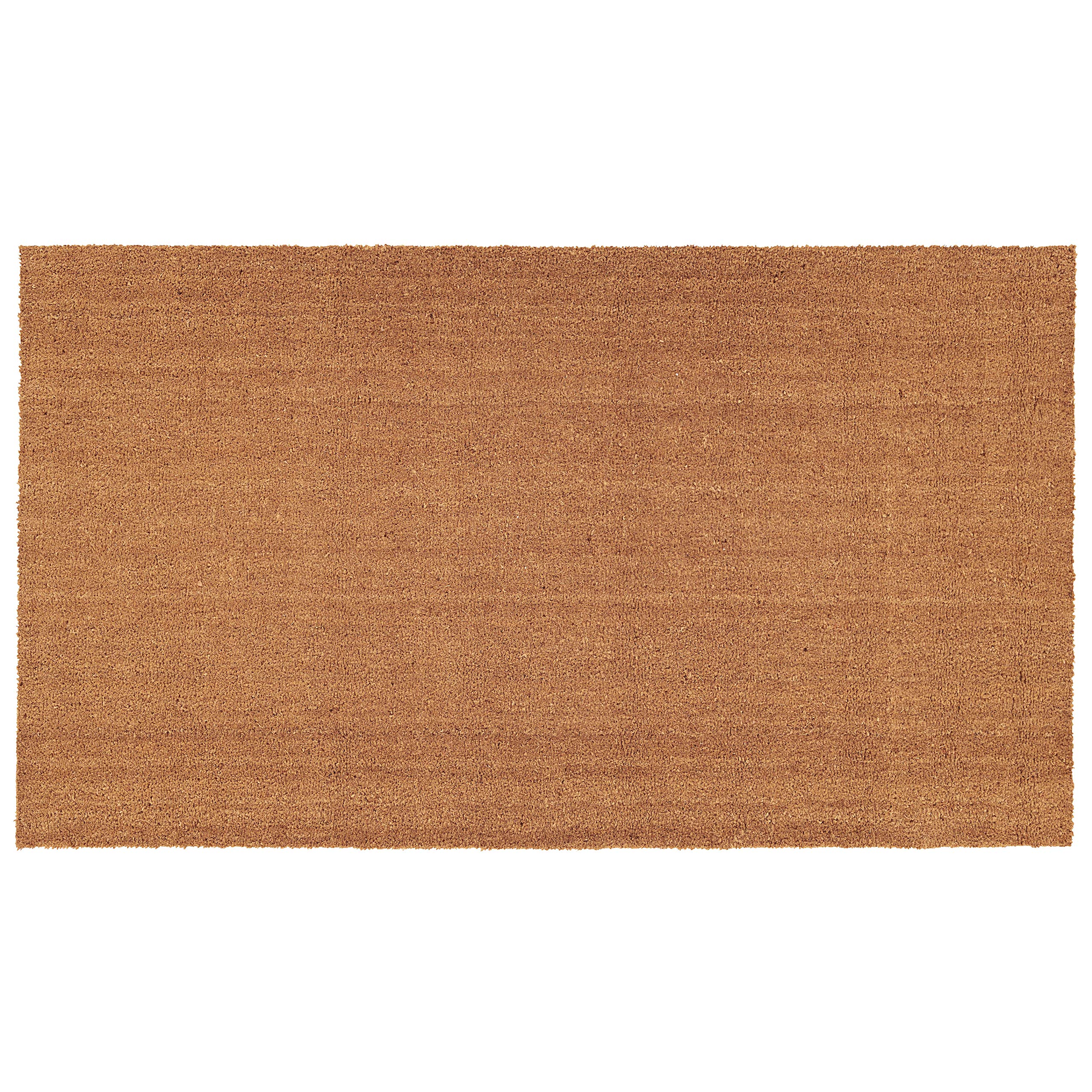 Calloway Mills 153551830 Natural Coir With Vinyl Backing Doormat, 18' X 30', Natural