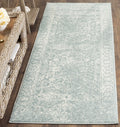SAFAVIEH Adirondack Collection Runner Rug - 26 x 10, Slate & Ivory, Oriental Distressed Design, Non-Shedding & Easy Care, Idea