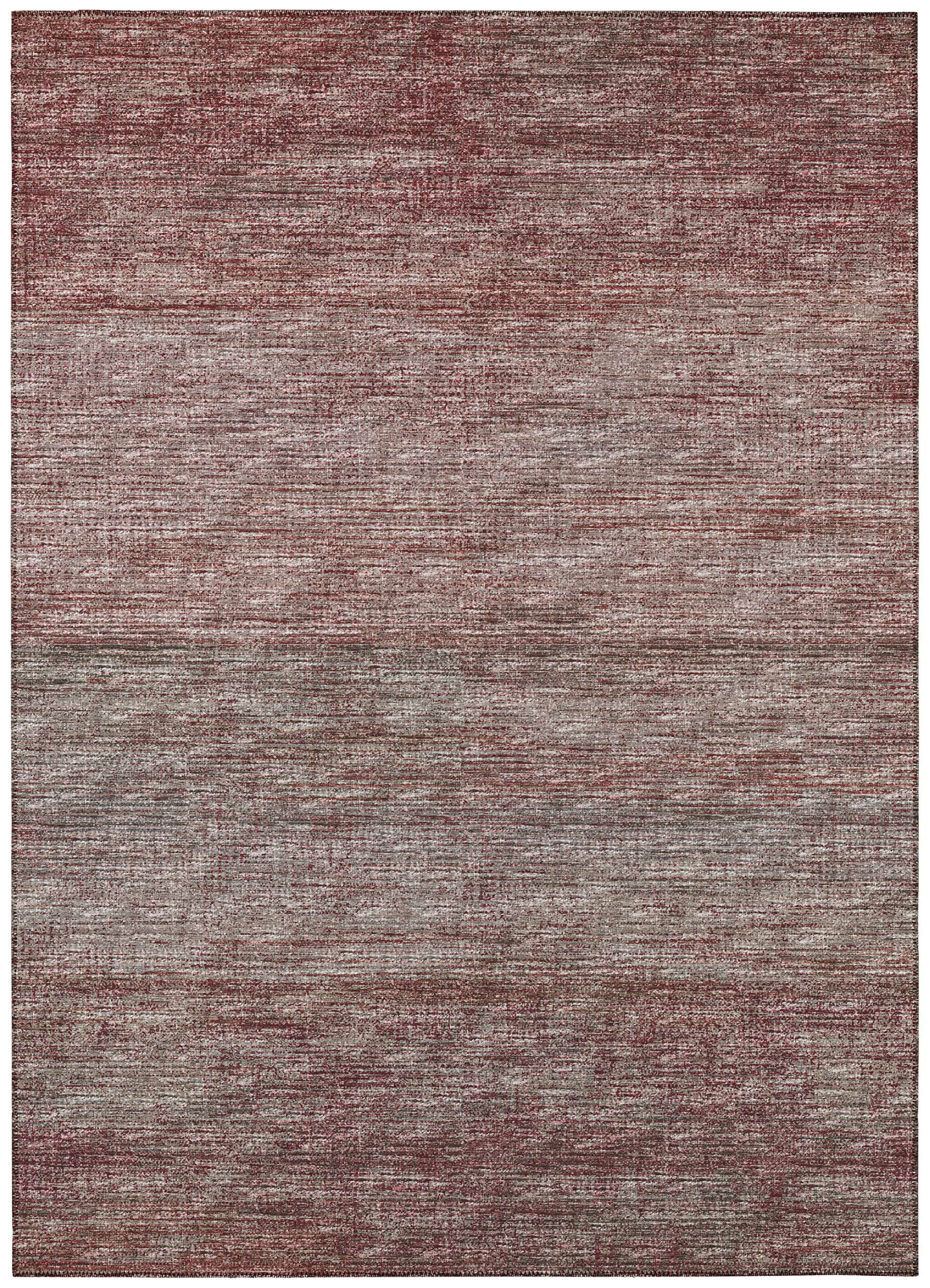 Addison Rugs Marston 9' X 12' Transitional Burgundy Indoor Outdoor Area Rug, Stain Resistant, Machine Washable, Non Shedding, Bedroom, Living Room, Dining Room, Kitchen Rug