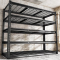 REIBII 48  W Garage Shelving 3000LBS Metal Shelving Heavy Duty Storage Shelves Adjustable Metal Shelf Industrial Pantry Shelves 