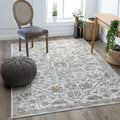Well Woven Della Cream Vintage Medallion Pattern Area Rug 9x13 (93 x 126)