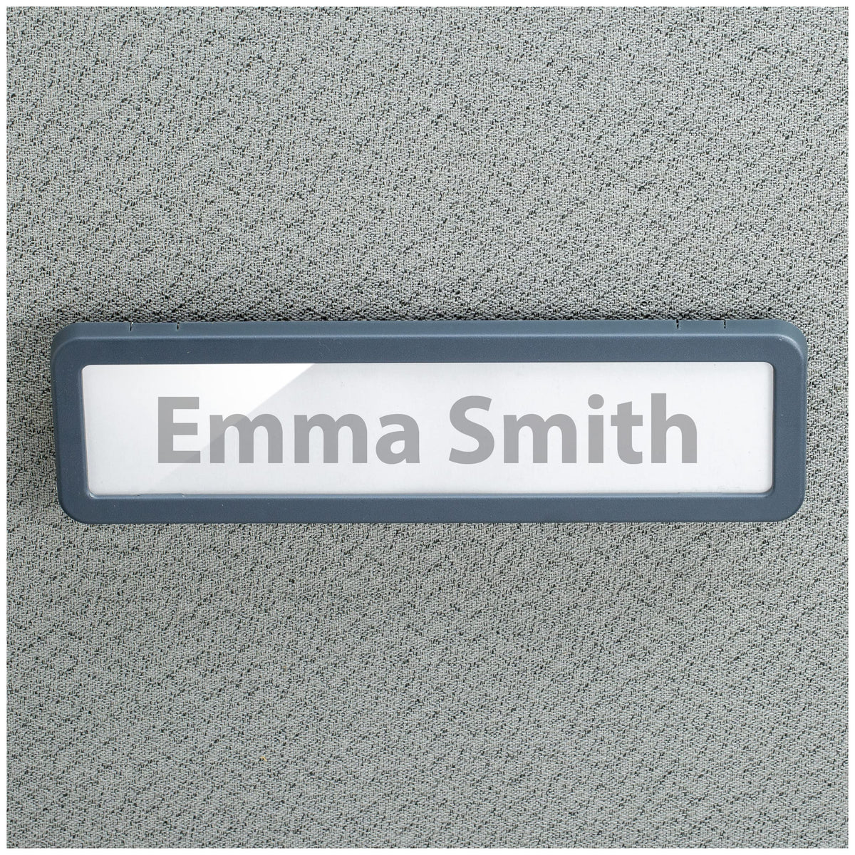 Officemate Verticalmate Name Plate, Gray (29222)