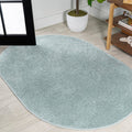 JONATHAN Y SEU100S-5OV Haze Solid Low-Pile Indoor Area Rug, Coastal, Bohemian, Minimalist, Classic, Casual for Bedroom,Kitchen,L