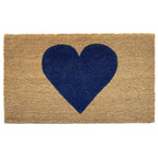 Calloway Mills Madison Heart Doormat (Dark Blue, 24' X 36')