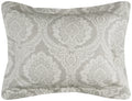 Rizzy Home | BT3011 | King Sham | 20"x36" Brown/White/Gray Damask