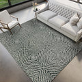 Dalyn Rugs Brisbane Br3 Geometric Chain Links Midnight 8' X 10'