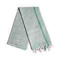 AHMADUN Handloom Khadi Cotton Bath Towel Swadeshi Gamcha (30 * 70 Inch) colour Green