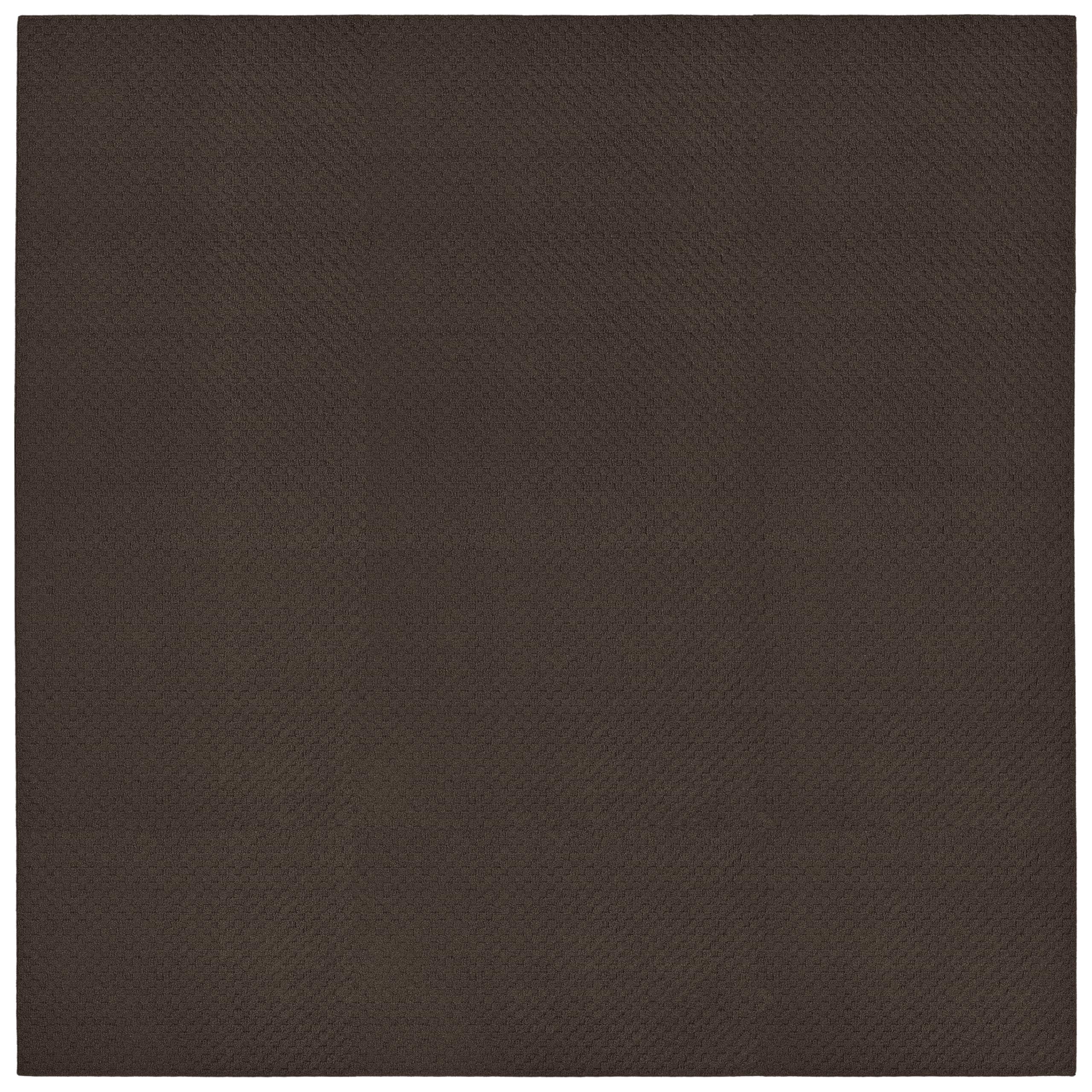Garland Rug Town Square Mocha 12' x 12' Square Stain Resistant Indoor Area Rug