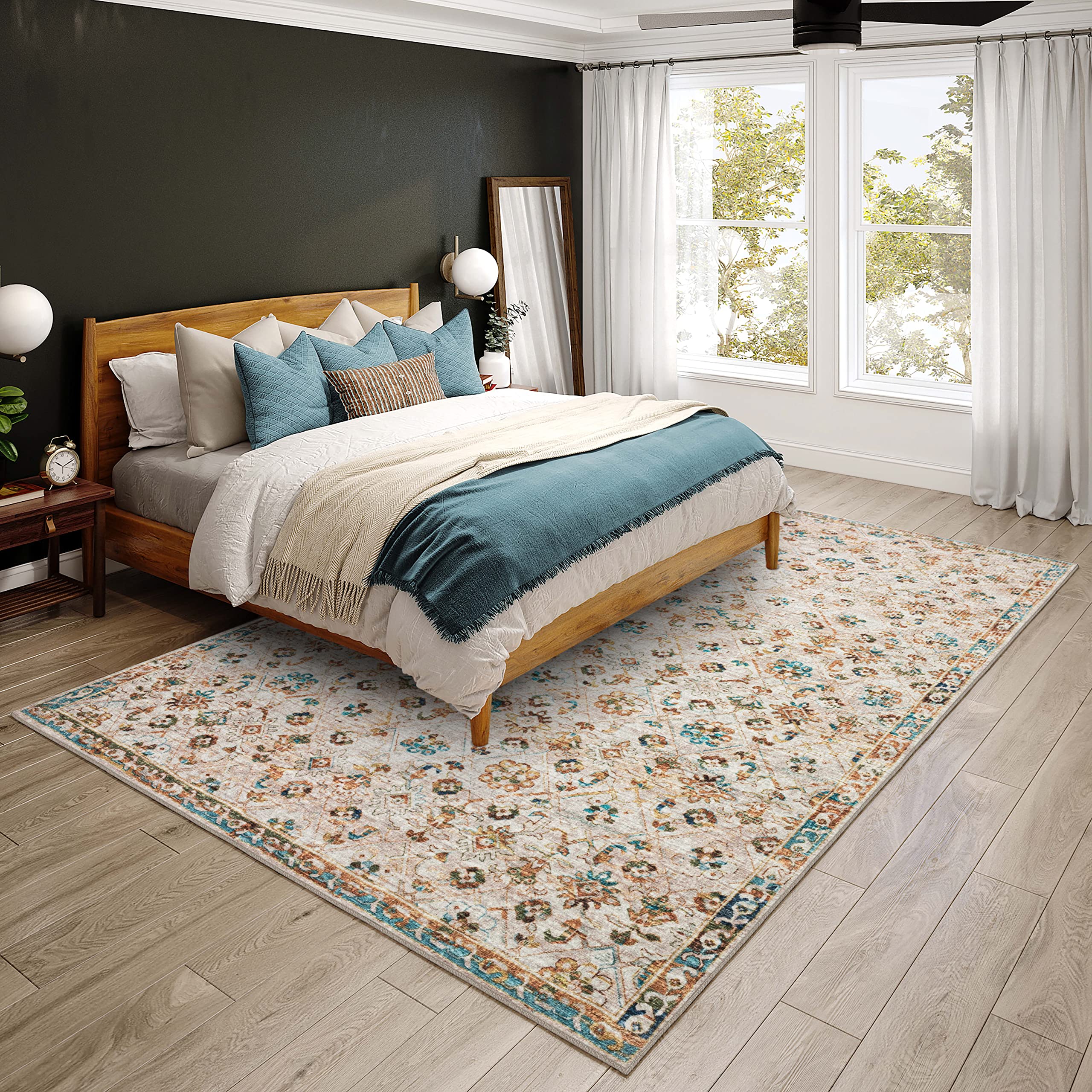 Dalyn Rugs Jericho Jc8 Parchment 9' X 12' Rectangle Soft Area Rug, Easy Clean, Non Shedding, Bedroom, Entry, Living Room, Dining Room, Kitchen Rug