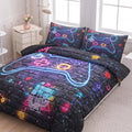 Ninenine Gaming Bedding Sets For Boys 5Pcs Full Size Gaming Comforter Bed In A Bag Kids Teens Gaming Comforter Sets (1Comforter,
