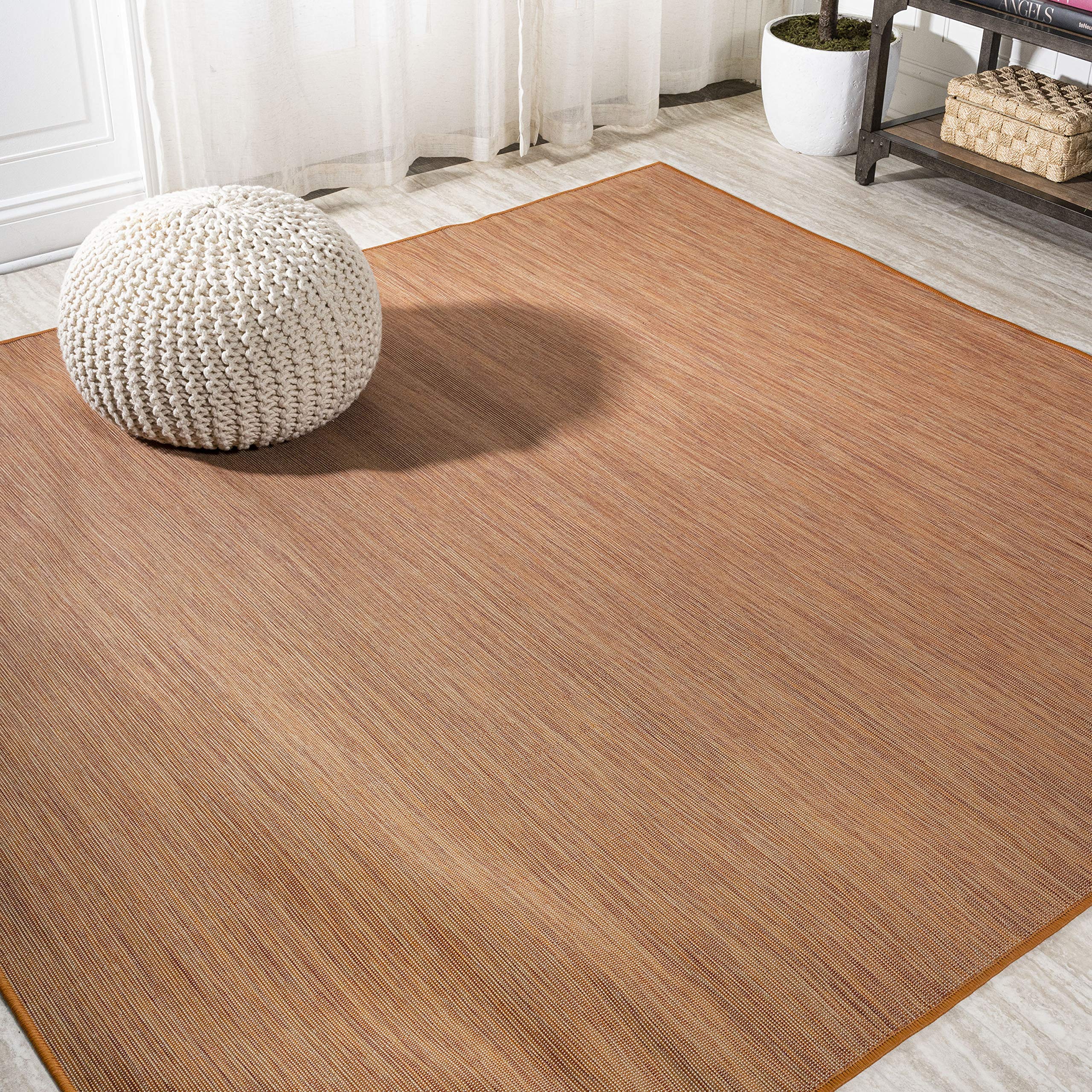 Jonathan Y Tsn100C-6Sq Ethan Modern Flatweave Solid Indoor/Outdoor Area Rug, Casual, Contemporary, Coastal Easy Cleaning,Bedroom