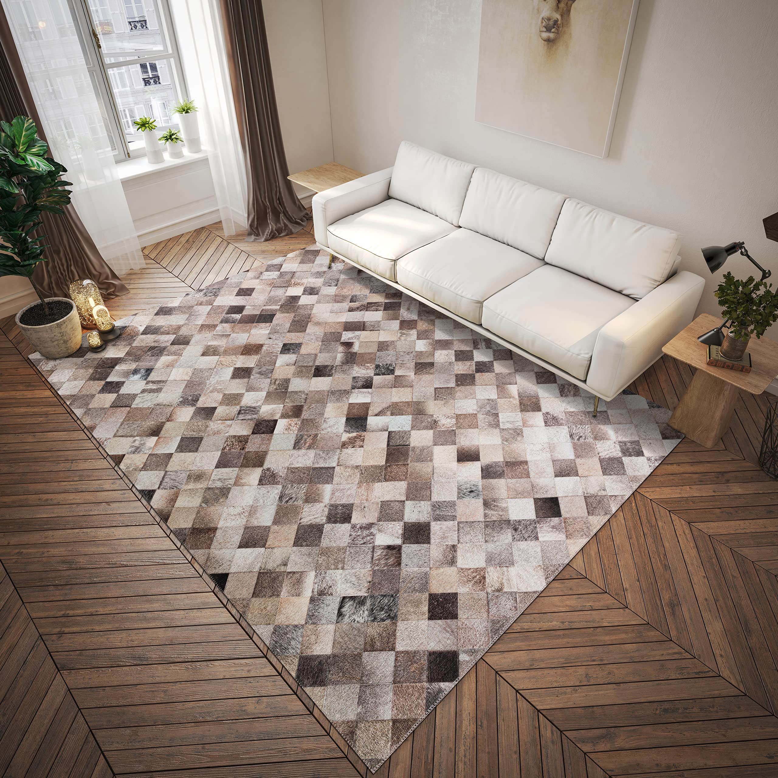 Addison Rugs Laredo Alr32 Gray Washable 10' X 14' Indoor Outdoor Area Rug, Easy Clean, Machine Washable, Non Shedding, Bedroom, Entry, Living Room, Dining Room, Kitchen, Patio Rug
