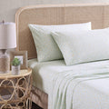 Tommy Bahama - King Sheets, Cotton Percale Bedding Set, Crisp & Cool, Stylish Bedding Set (Crane Flower Green, King)