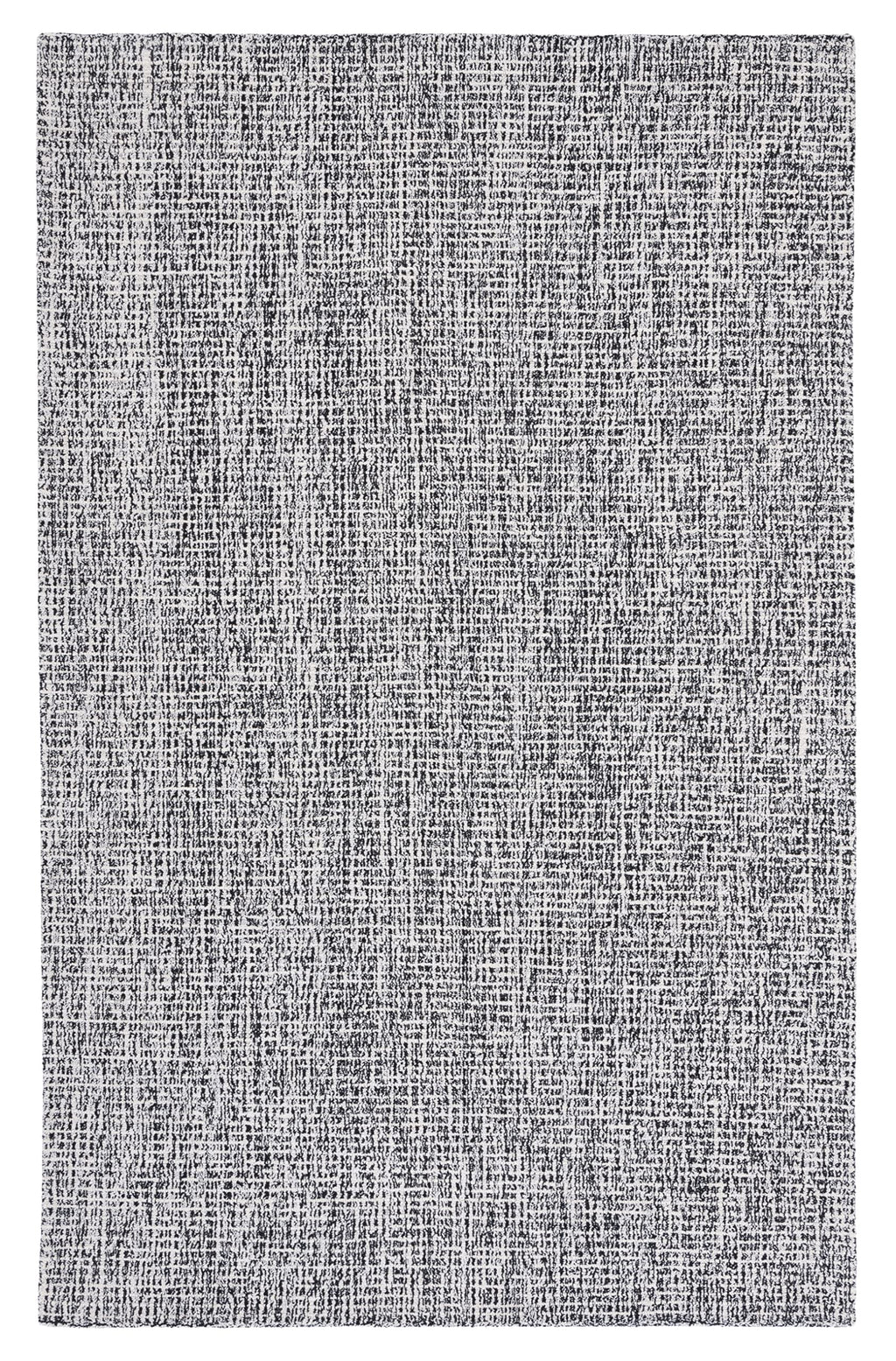 Safavieh Abstract Collection Area Rug - 8' X 10', Black & Ivory, Handmade Wool, Ideal For High Traffic Areas In Living Room, Bed