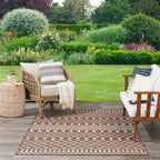 Nourison Positano Indoor/Outdoor Natural 9' X 12' Area Rug, Easy Cleaning, Non Shedding, Bed Room, Living Room, Dining Room, Backyard, Deck, Patio (9X12)