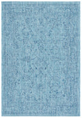 Safavieh Courtyard Collection 2' X 3'7' Aqua/Navy Cy8680 Indoor/ Outside Waterproof Easy Cleansingpatio Backyard Mudroom Accent