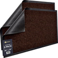 Sierra Concepts 2-Pack Front Door Mat - Large 36 X 24 Welcome Indoor Outdoor Entryway Mats For Shoe Scraper, Ideal For Inside Ou