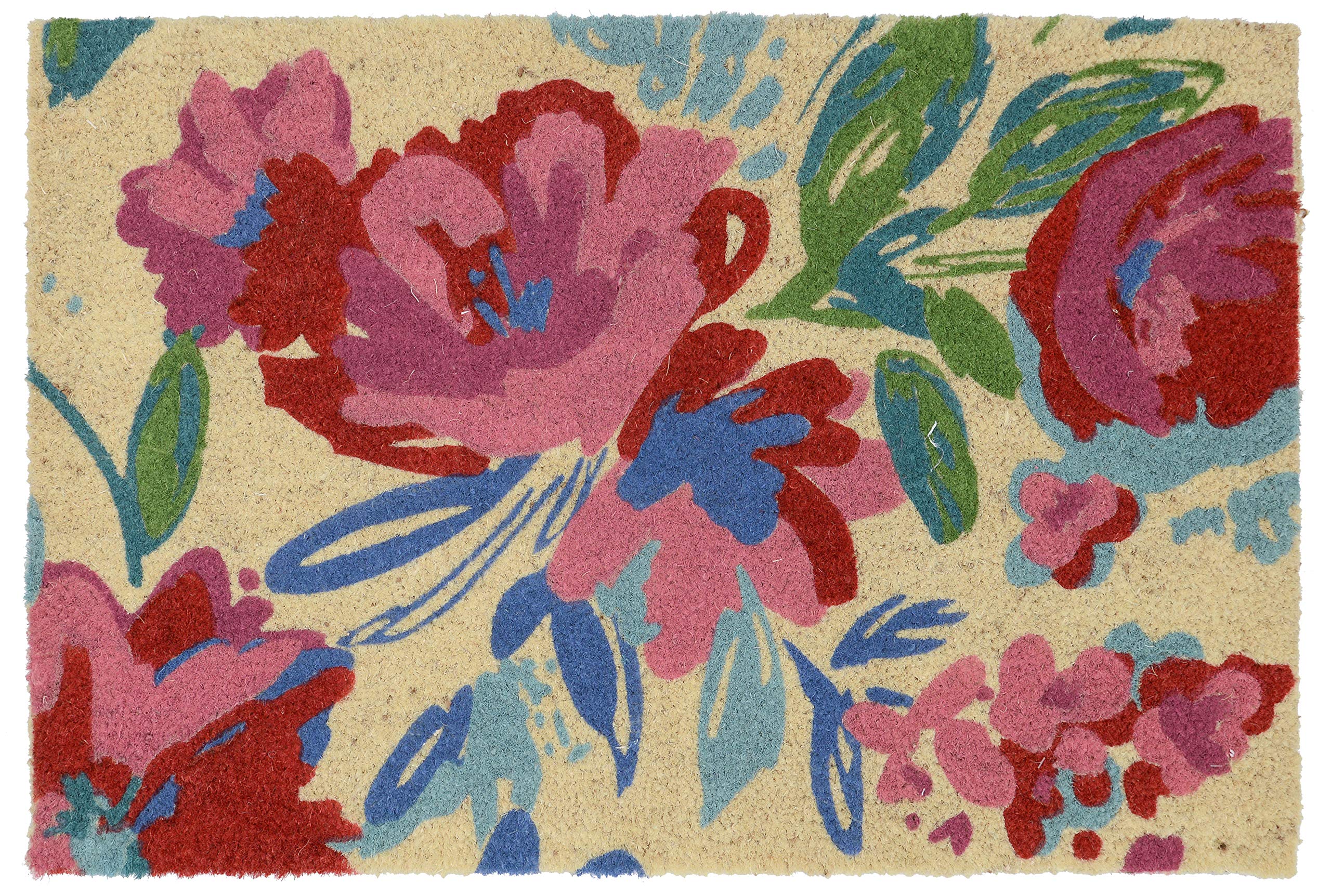 Kosas Home Belinda Coir Doormat, 36X24, Multi