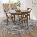 Dalyn Rugs Jericho Jc9 Pearl 4' X 4' Rectangle Soft Round Rug, Easy Clean, Non Shedding, Bedroom, Entry, Living Room, Dining Room, Kitchen Rug