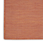 Nourison Positano Indoor-Outdoor Terracotta 8' X 10' Area Rug, Easy Cleaning, Non Shedding, Bed Room, Living Room, Dining Room,