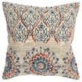 Rizzy Home Medallion 20" x 20" Poly Filled Pillow with Cotton Cover-Natural