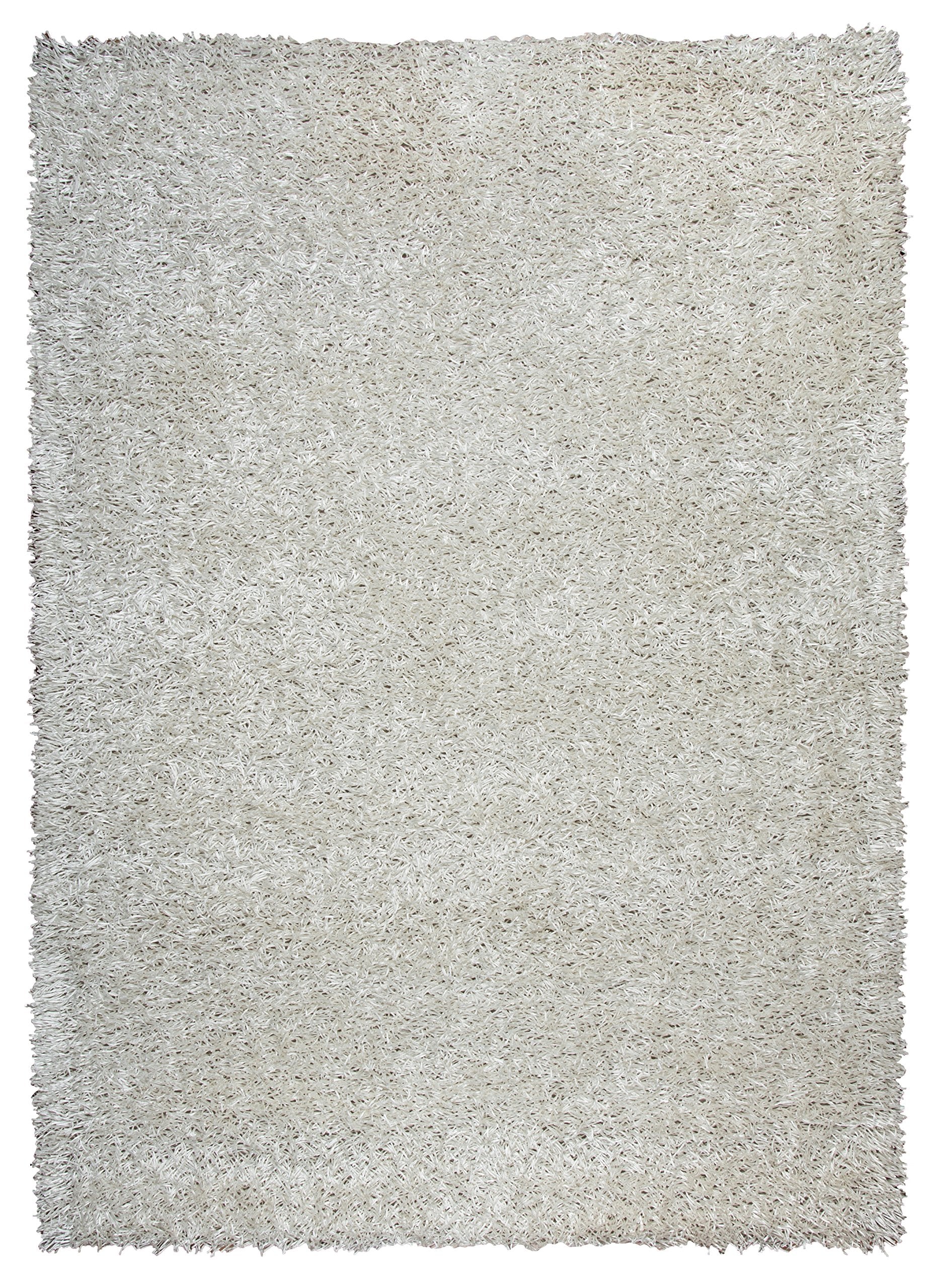 Rizzy Home | Km2314 | Kempton Collection | Polyester Area Rug | 8' X 10' | White Solid