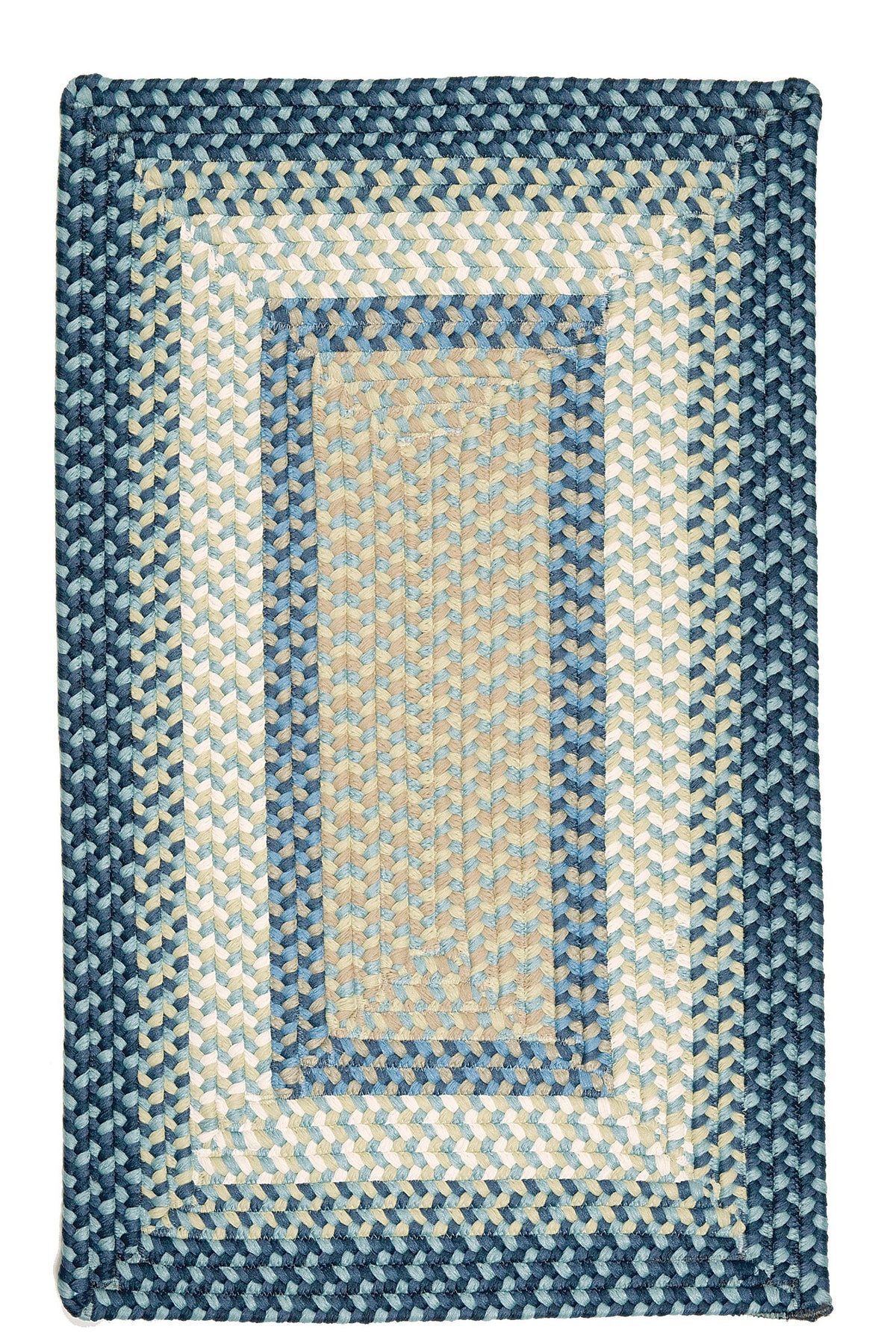 Montego Rug, 2 By 12-Feet, Blue Burst