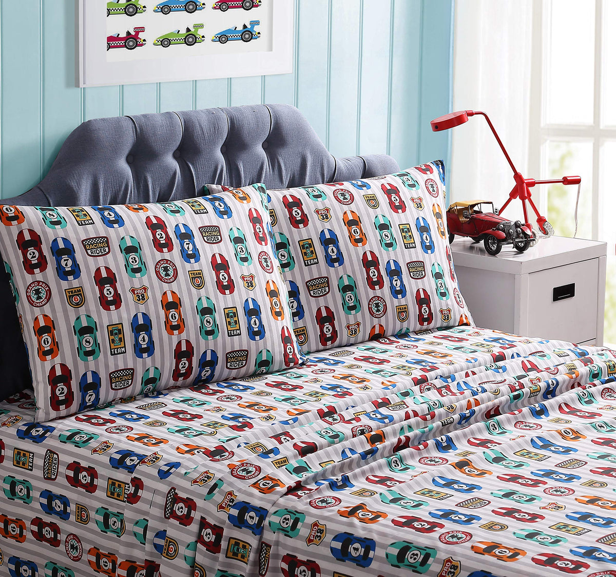 Kute Kids Super Soft Sheet Set - Baby Dinosaurs - Brushed Microfiber For Extra Comfort (Twin)