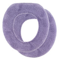 Warm-n-Comfy Soft Toilet Seat Cover - Plush & Thick Fabric Toilet Seat Warmer for Round & Elongated 14x18 Toilet Seats - Reusabl