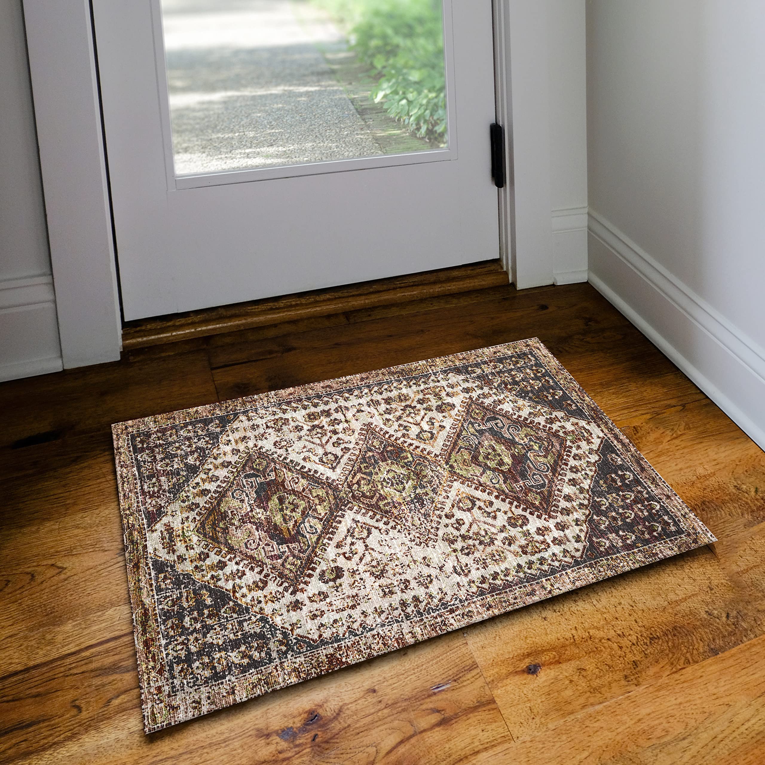 Dalyn Rugs Jericho Jc9 Putty 2' X 3' Rectangle Soft Area Rug, Easy Clean, Non Shedding, Bedroom, Entry, Living Room, Dining Room, Kitchen Rug