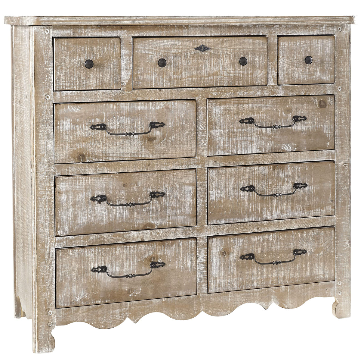 Progressive Furniture Chatsworth Drawer Dresser, Chalk