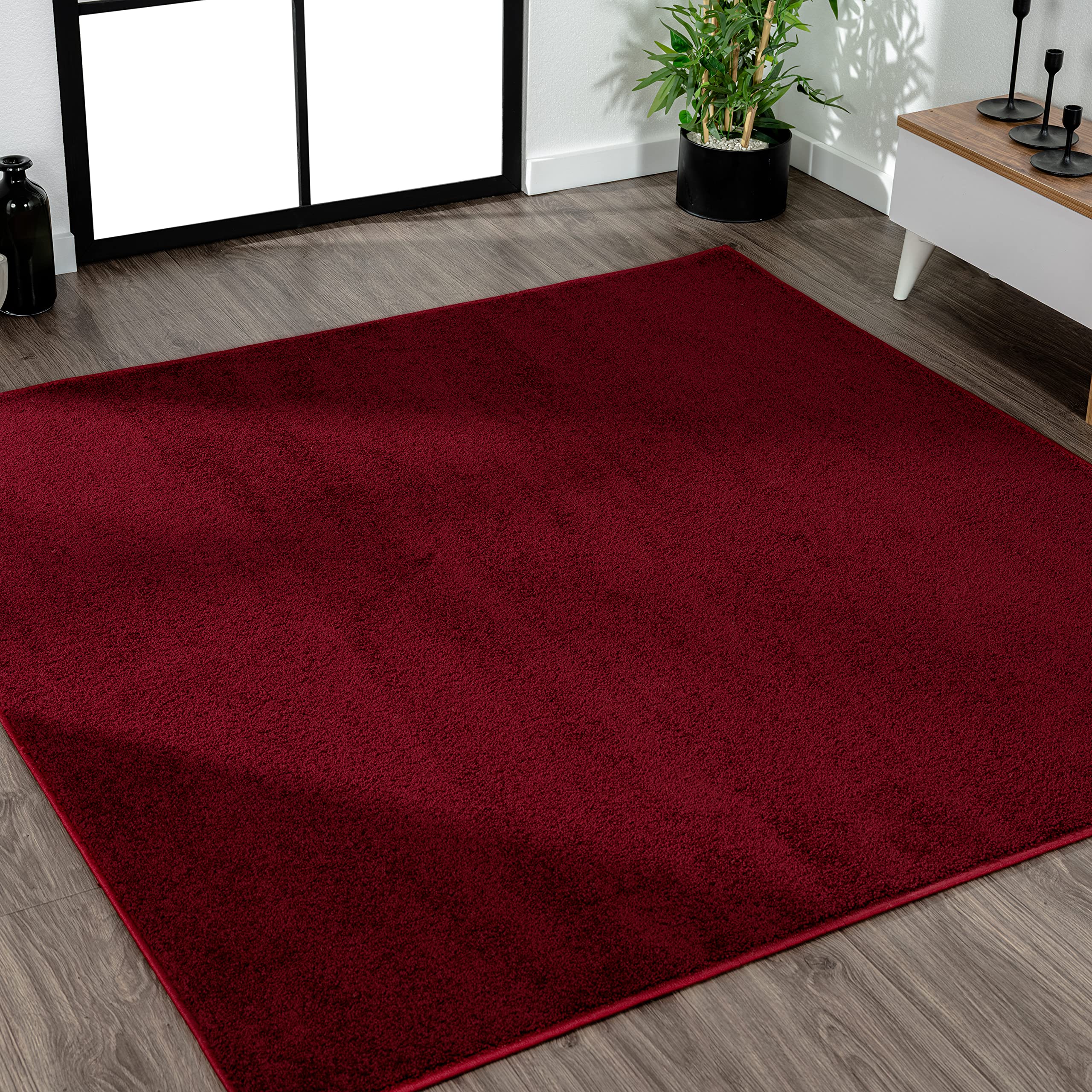 JONATHAN Y SEU100Q-7SQ Haze Solid Low-Pile Indoor Area Rug, Coastal, Bohemian, Minimalist, Classic, Casual for Bedroom,Kitchen,L