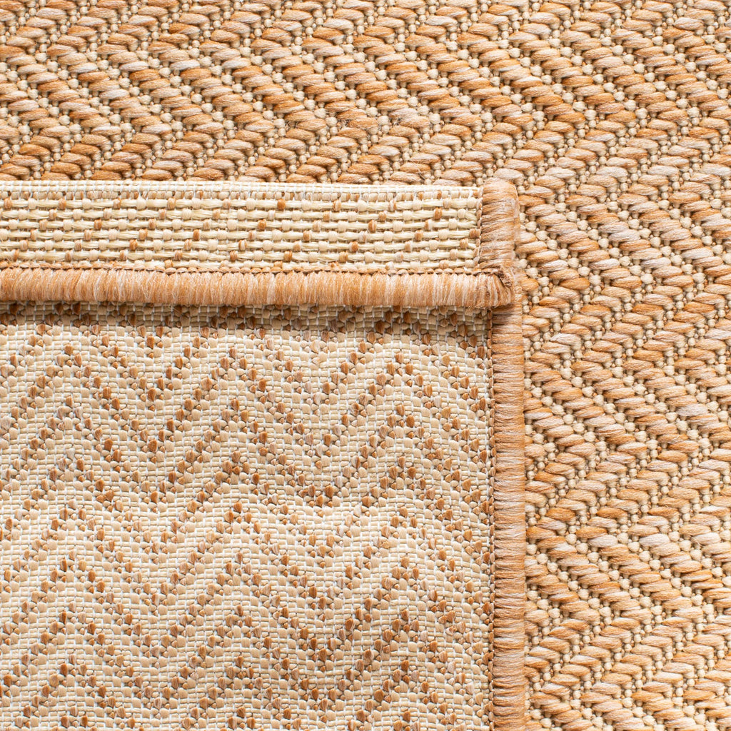 Safavieh Courtyard Collection Area Rug - 8' X 11', Natural & Cream, Non-Shedding & Easy Care, Indoor/Outdoor & Washable-Ideal Fo