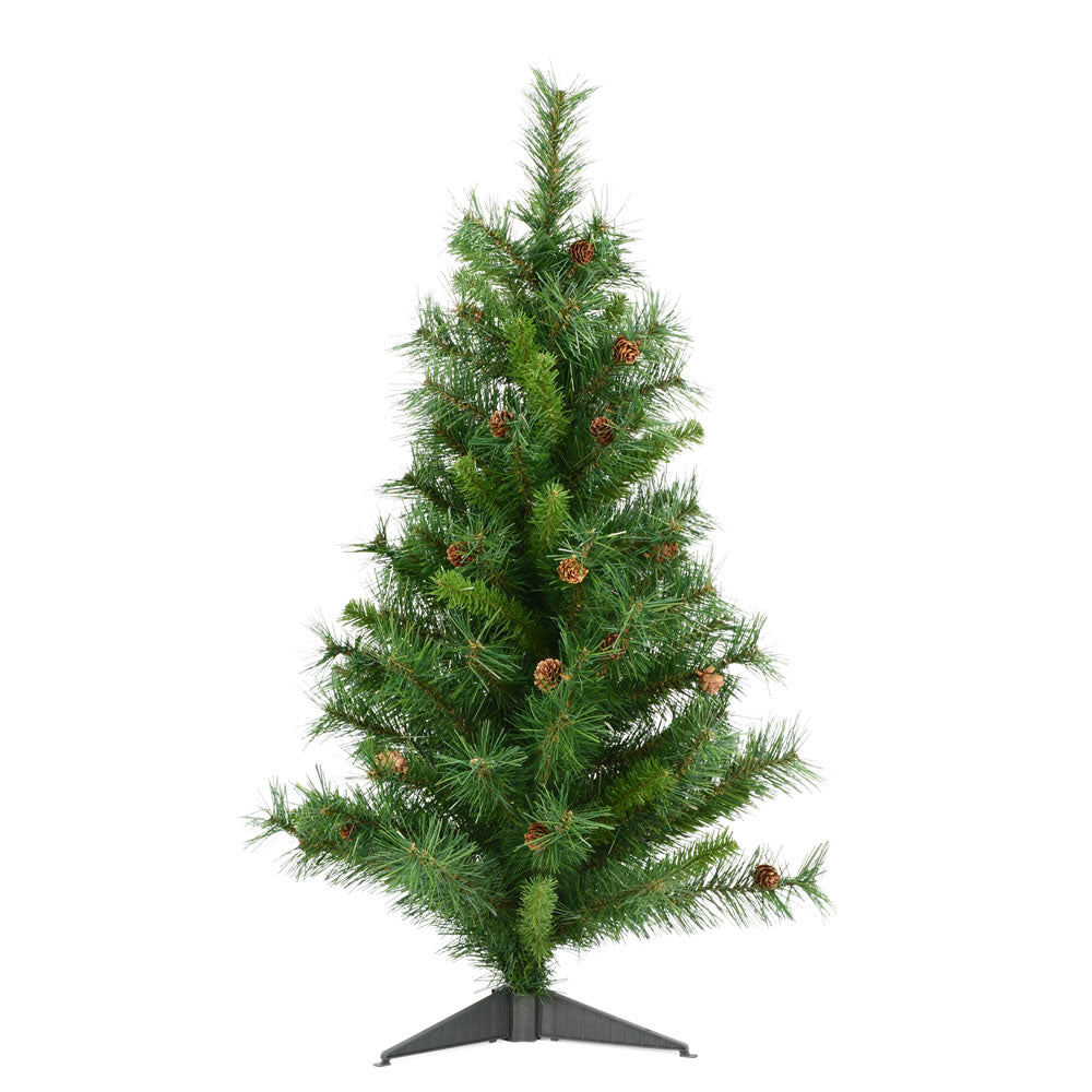 Vickerman 3 X 22 Inch  Cheyenne Tree 115T & Cones  A801003