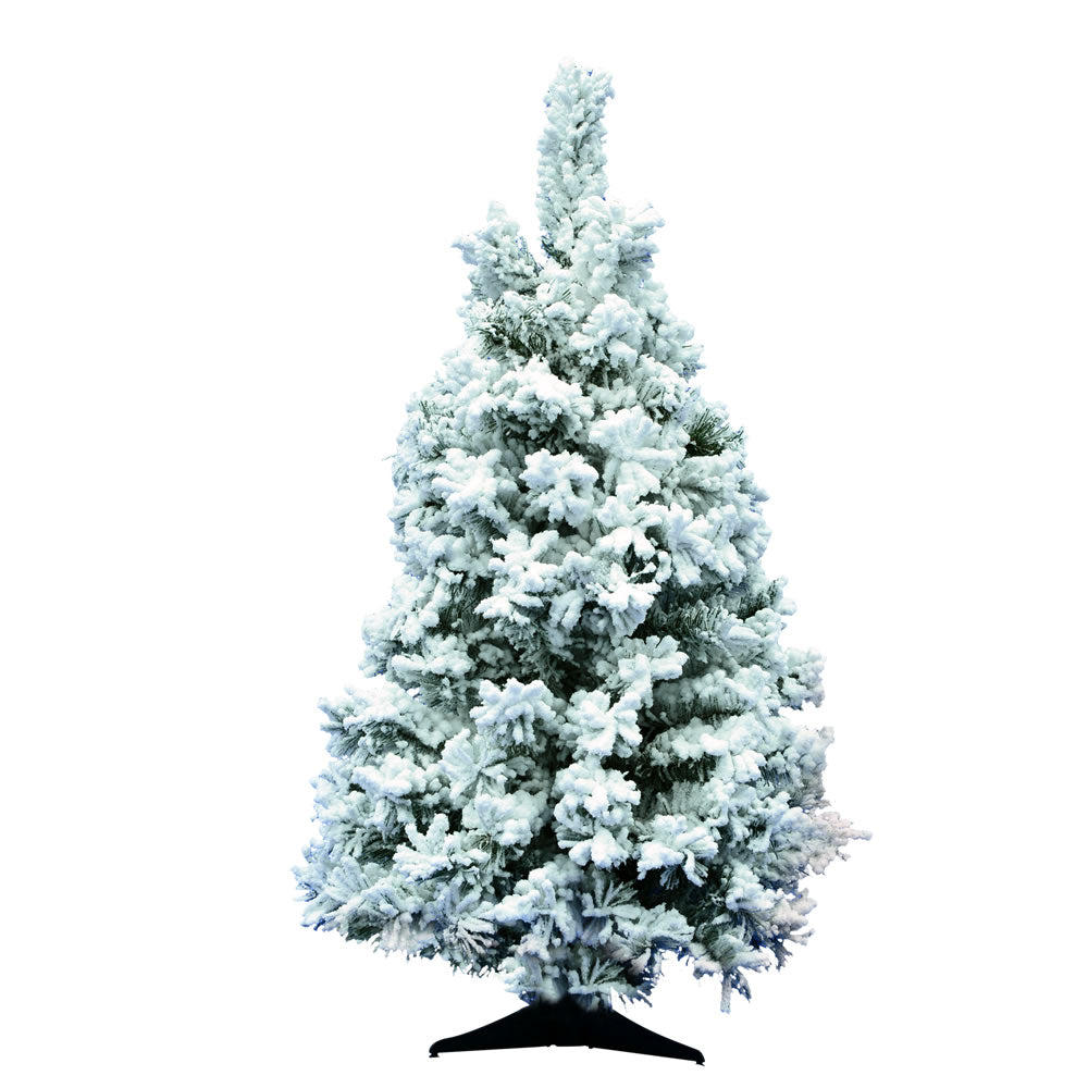 Vickerman 36 Inch  X 24 Inch  Flocked Alaskan Tree 127 Tips  A806340